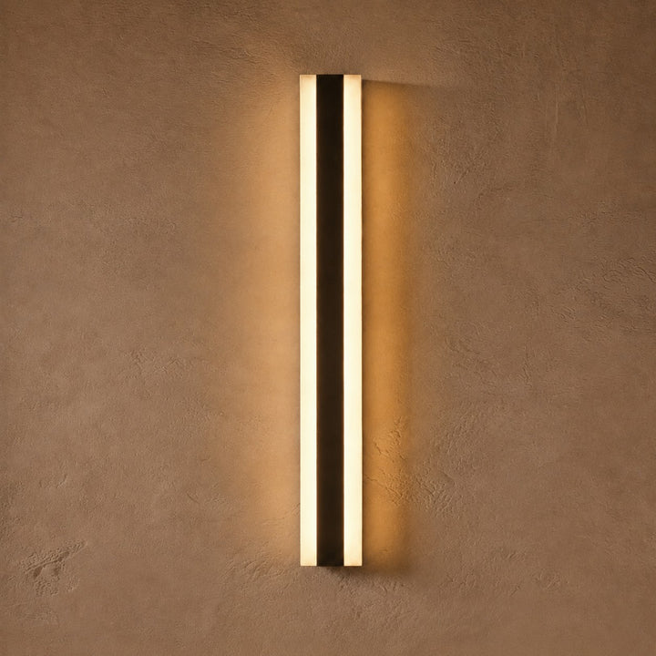 Modern Outdoor Wall Light Black Metal Wall Mounted LED Weatherproof Adjustable
