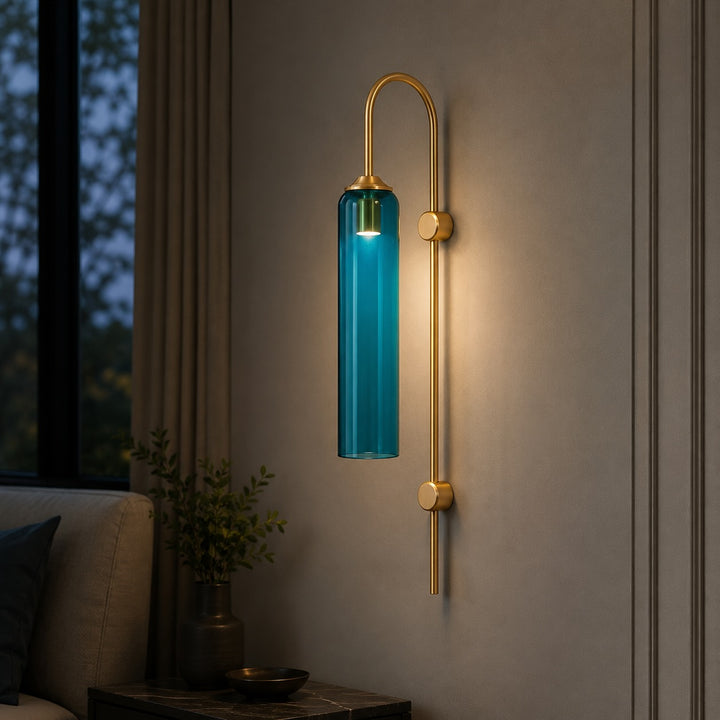 Modern Wall Light Wall Mounted Glass Dimmable LED Fixture for Contemporary Spaces