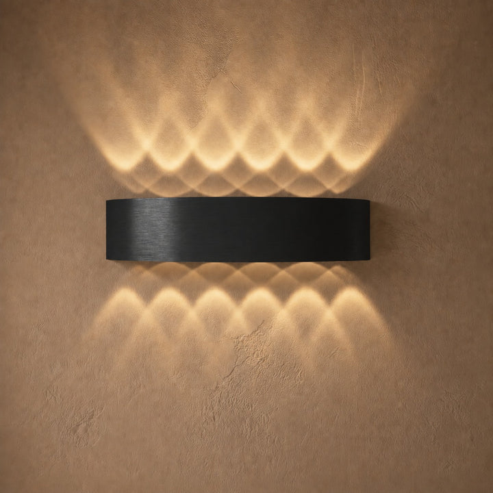 Modern Wall Light Waterproof Aluminum Up-and-Down LED Sconce for Indoor Outdoor Use