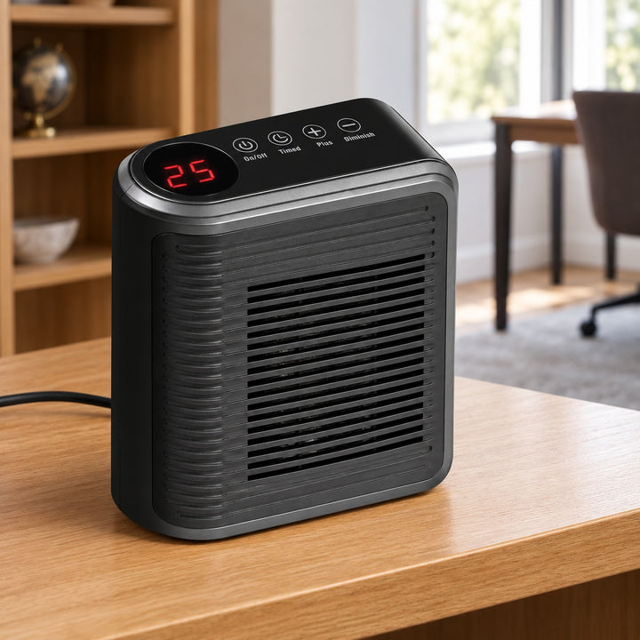 Electric Wall Heater Wall Mounted Design with Adjustable Thermostat and Timer 800W for Efficient Heating