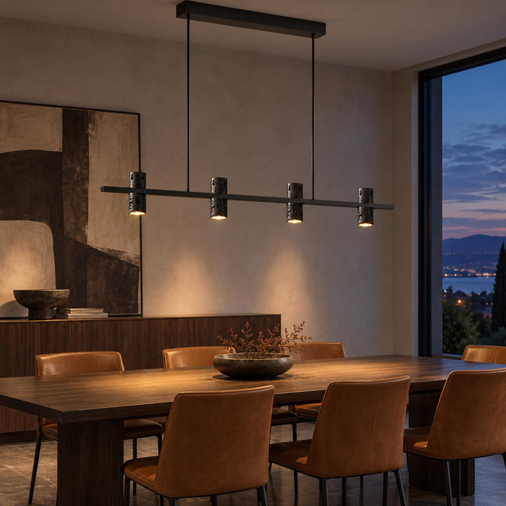 Modern Flush Mount Ceiling Light Travertine LED for Stylish Ambient Illumination