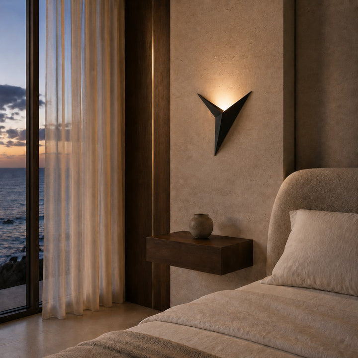 Modern Minimalist Wall Sconce Lighting Wall Mounted Metal Fixture with Integrated LED Dual Color Modes