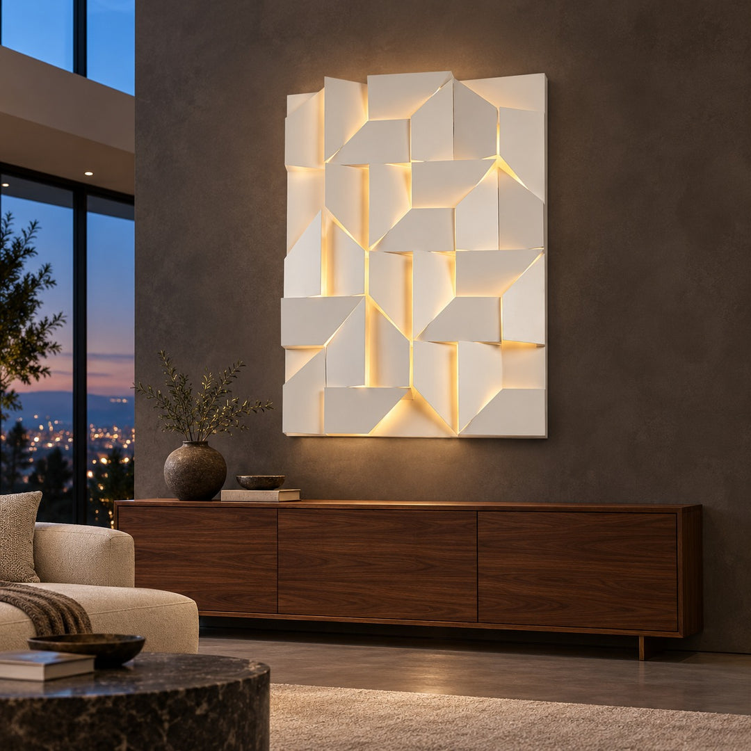 Modern Wall Sconce LED Light Fixture Adjustable Metal Wall Mounted for Indoor Use
