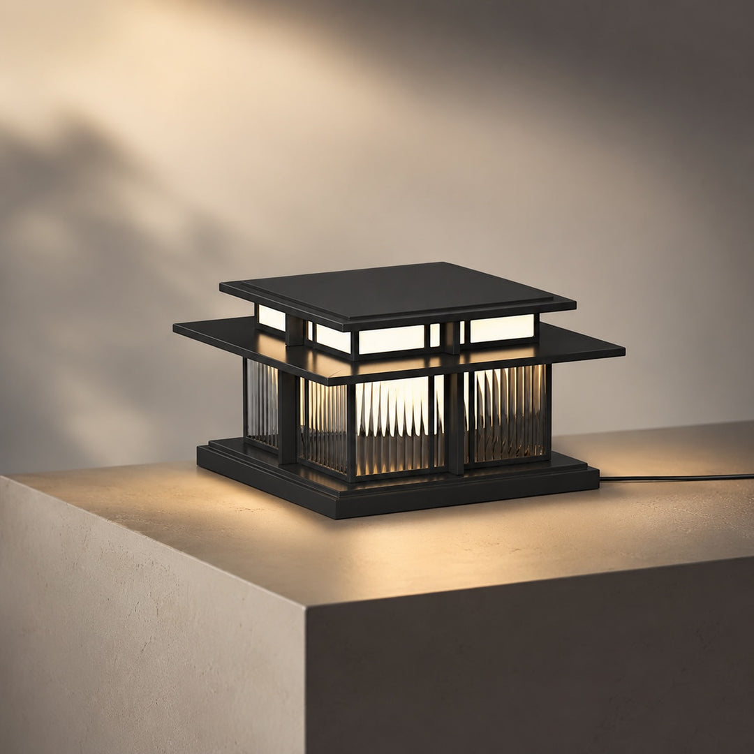 Modern Outdoor Wall Light Waterproof Metal Acrylic Adjustable LED for Gardens and Pathways