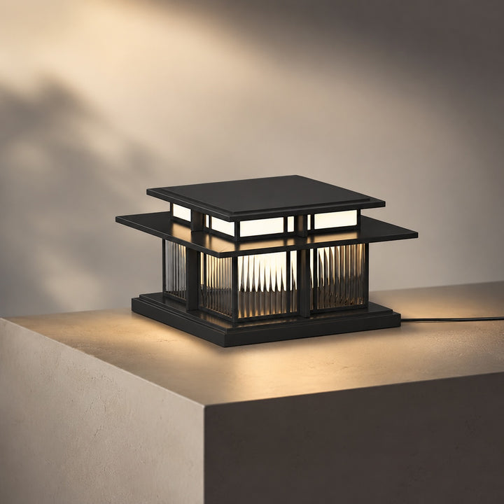 Modern Outdoor Wall Light Waterproof Metal Acrylic Adjustable LED for Gardens and Pathways