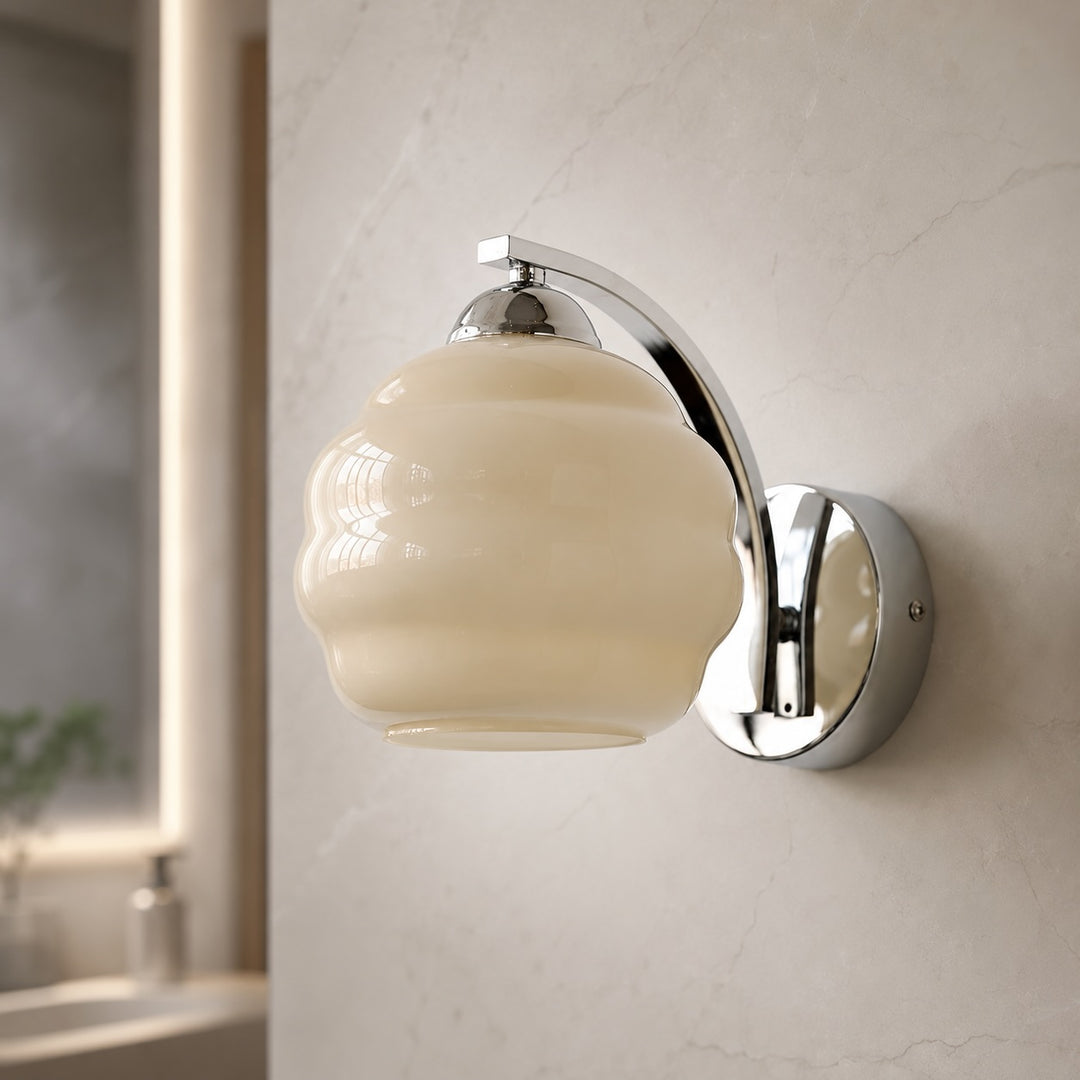 Modern Wall Light Adjustable Sconce Light Metal Glass E26/E27 Base Dimmable Warm Ambience