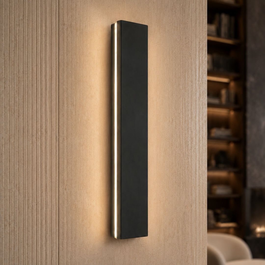 Minimalist Outdoor Wall Light Wall Mounted Aluminum LED Adjustable Color Temperature Weather-Resistant