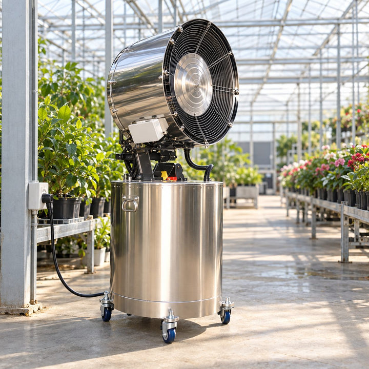 Industrial Mobile Humidifier High Power Cooling Dust Removal System Durable Construction