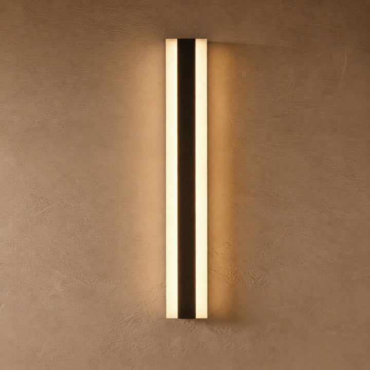 Modern Outdoor Wall Light Black Metal Wall Mounted LED Weatherproof Adjustable