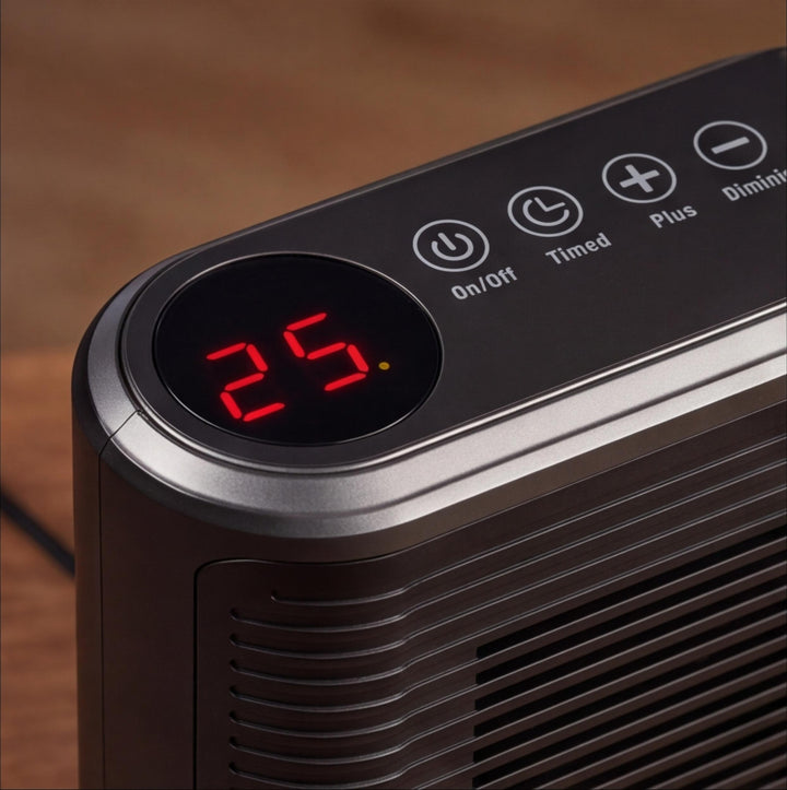 Electric Wall Heater Wall Mounted Design with Adjustable Thermostat and Timer 800W for Efficient Heating