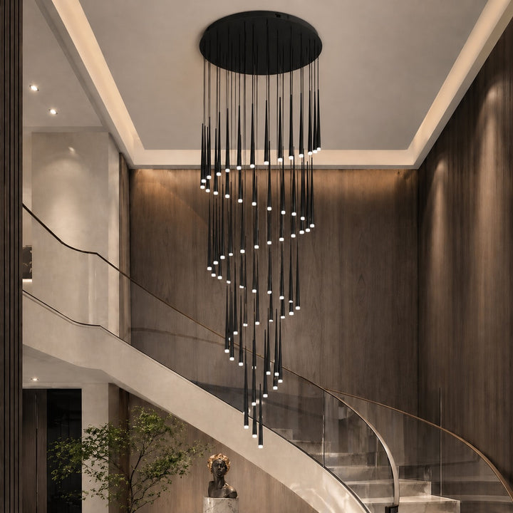 Modern Nordic Ceiling Light Adjustable Flush Mount Iron Acrylic Dimmable LED 6-68 Heads