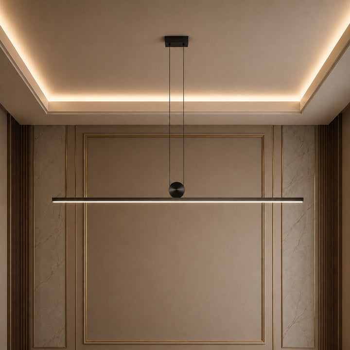 Modern Pendant Light Adjustable Hanging Aluminum and Acrylic with Energy-Saving LED Technology