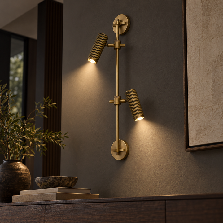 Modern Wall Light Adjustable Wall Mounted Metal LED Fixture for Contemporary Spaces