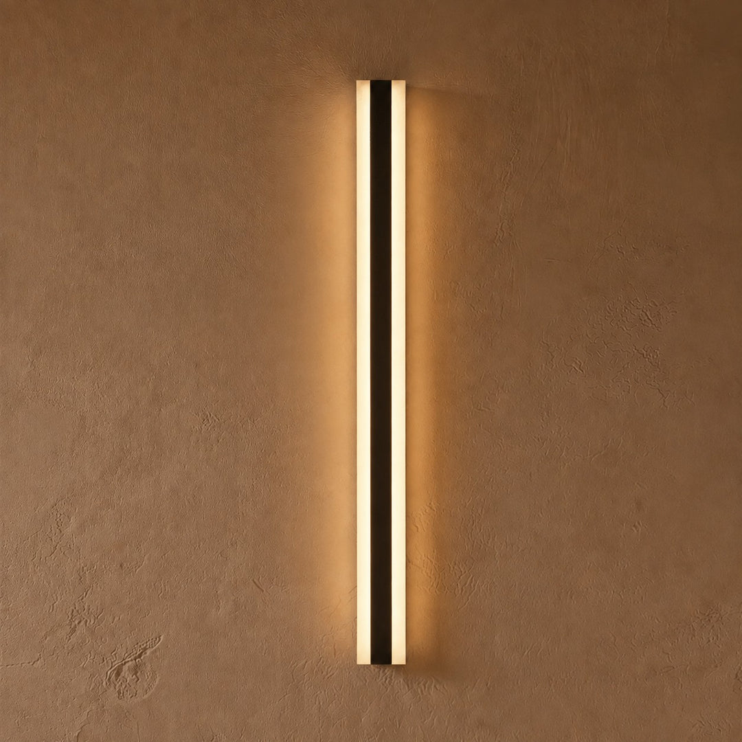Modern Outdoor Wall Light Black Metal Wall Mounted LED Weatherproof Adjustable