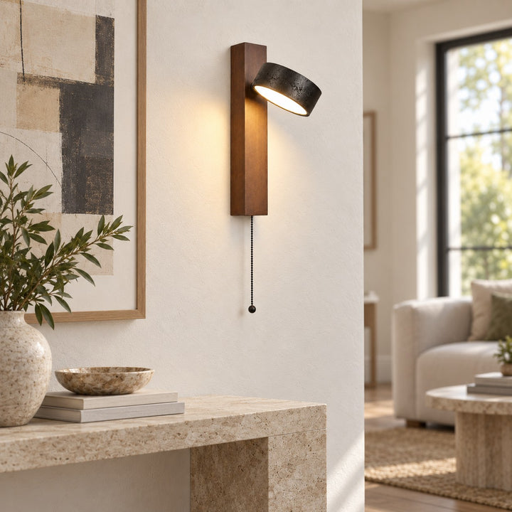 Modern Wall Sconce Adjustable Metal LED Lighting Fixture for Indoor Home Decor