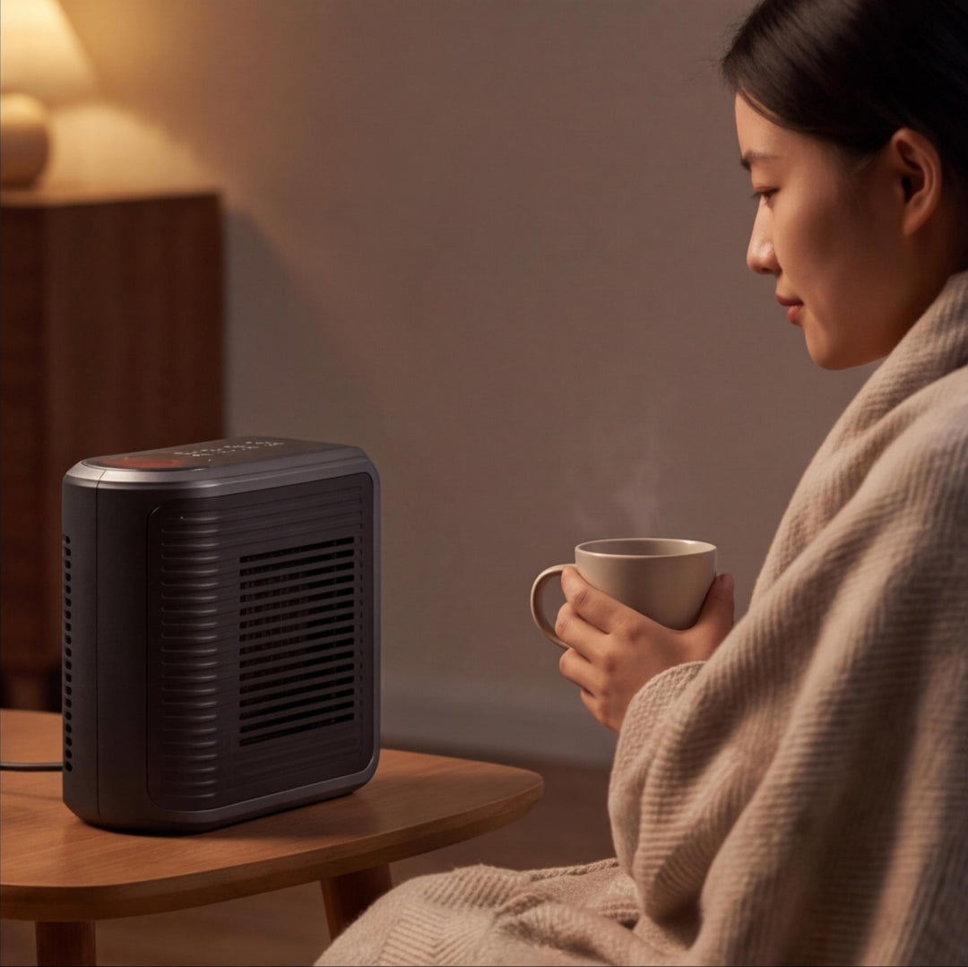 Electric Wall Heater Wall Mounted Design with Adjustable Thermostat and Timer 800W for Efficient Heating