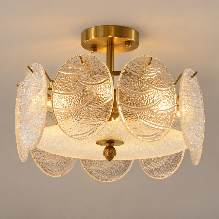 Modern Flush Mount Ceiling Light Fixture Metal LED Light for Home Office Space