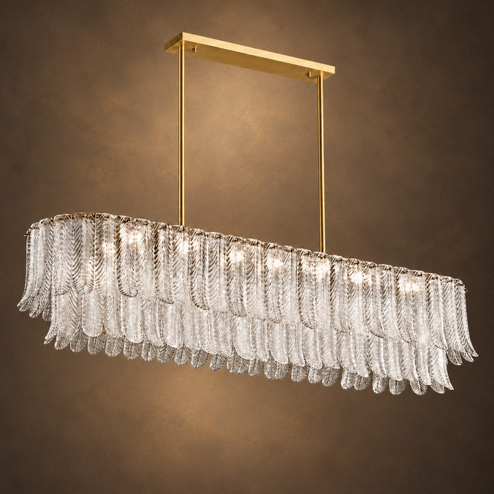 Modern Flush Mount Ceiling Light with Metal Frame and Amber Glass LED Illumination