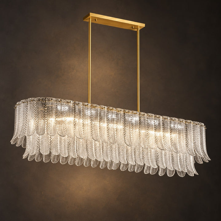 Modern Flush Mount Ceiling Light with Metal Frame and Amber Glass LED Illumination