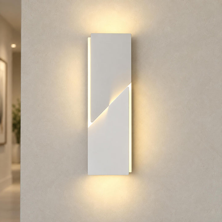 Modern Wall Sconce LED Light Fixture Adjustable Metal Wall Mounted for Indoor Use
