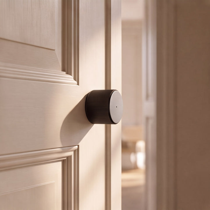 Modern Door Handle Set Zinc Alloy Knob Passage Lock or Standalone Internal Door Handles