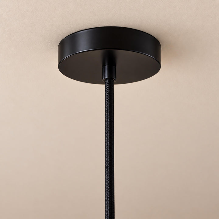 Modern K10 Crystal Pendant Light with Black Brass Frame – G4 LED Ceiling Light