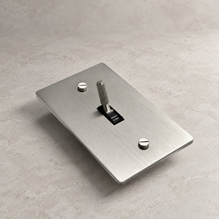 Solid Brass Toggle Light Switch – 3-Way, 1–4 Gang