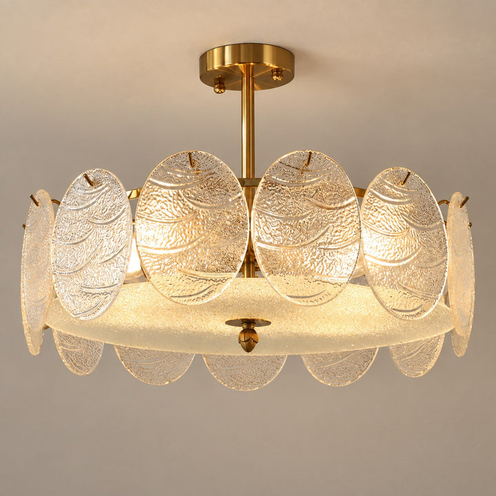 Modern Flush Mount Ceiling Light Fixture Metal LED Light for Home Office Space