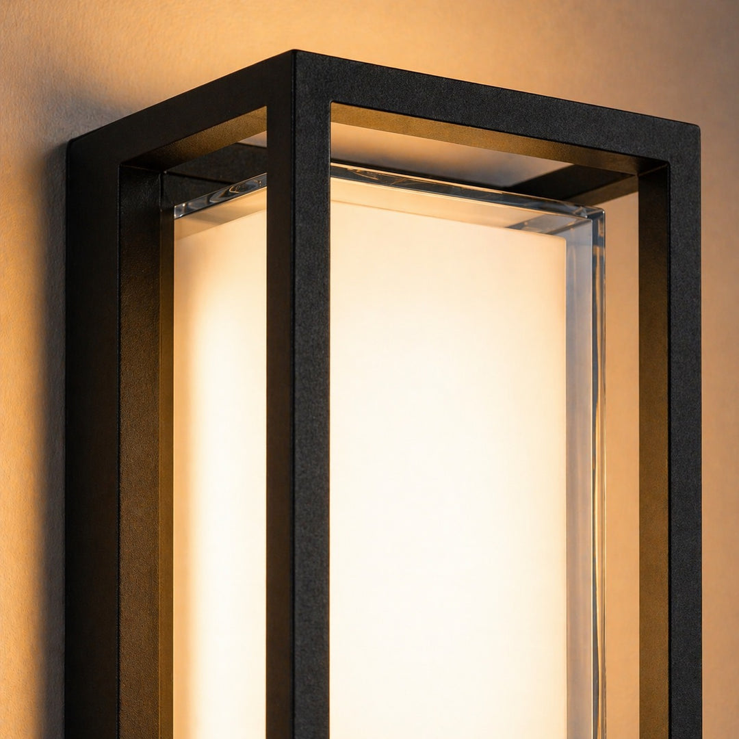 Modern Outdoor Wall Light Waterproof Aluminum Fixture for Villa Porch and Corridor with LED