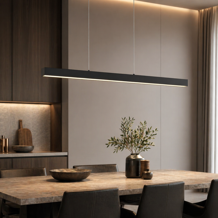 Modern Linear LED Kitchen Island Pendant Light