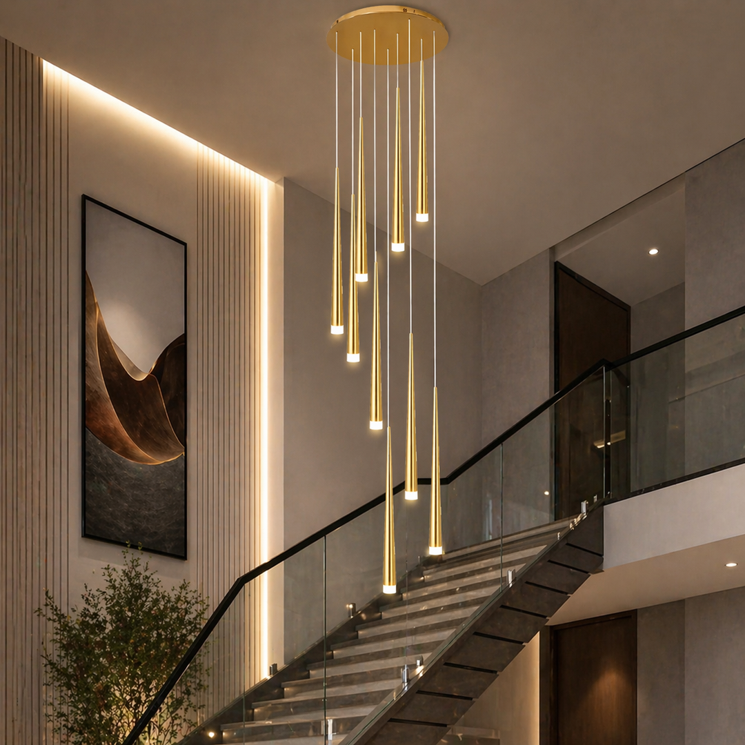 Modern Nordic Ceiling Light Adjustable Flush Mount Iron Acrylic Dimmable LED 6-68 Heads