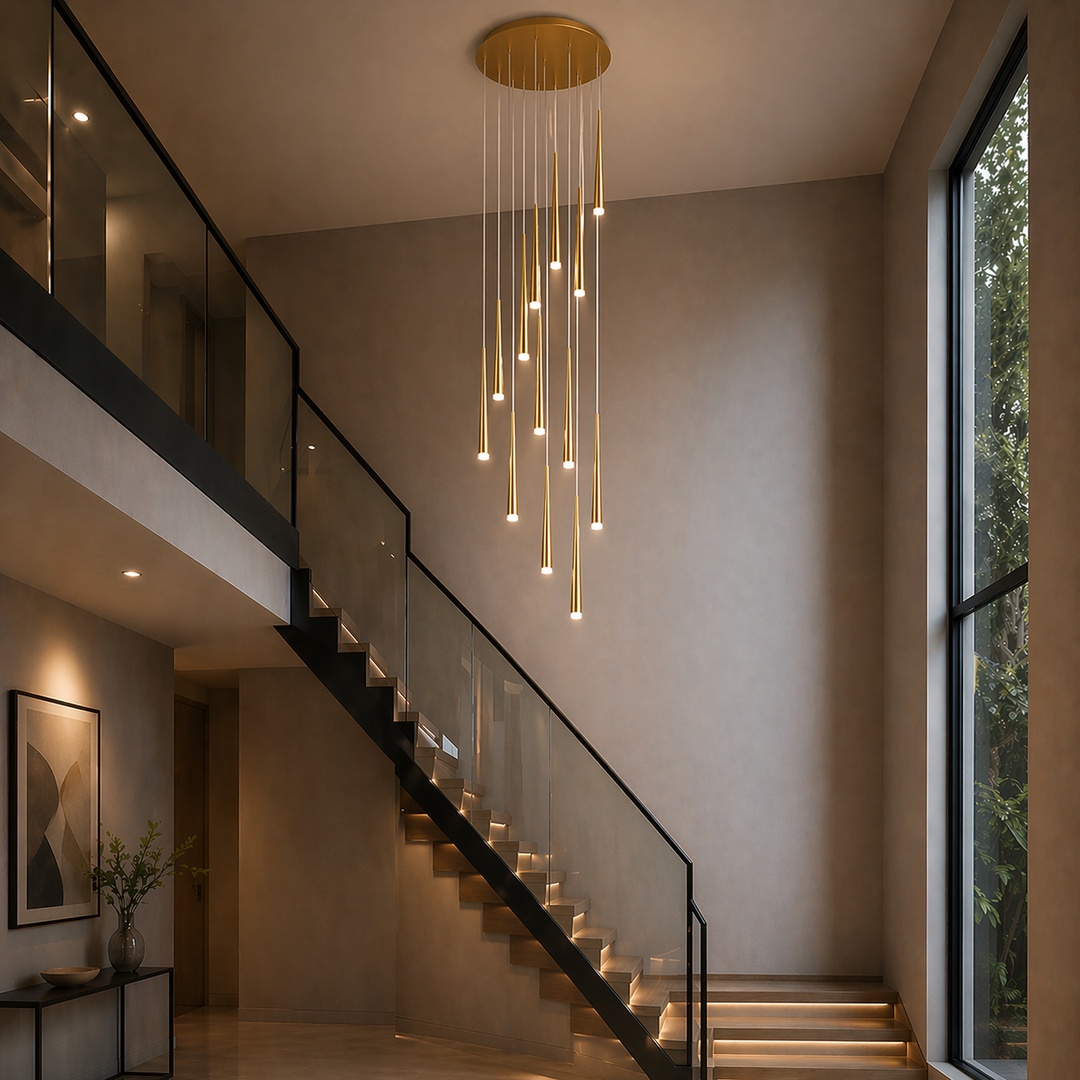 Modern Nordic Ceiling Light Adjustable Flush Mount Iron Acrylic Dimmable LED 6-68 Heads