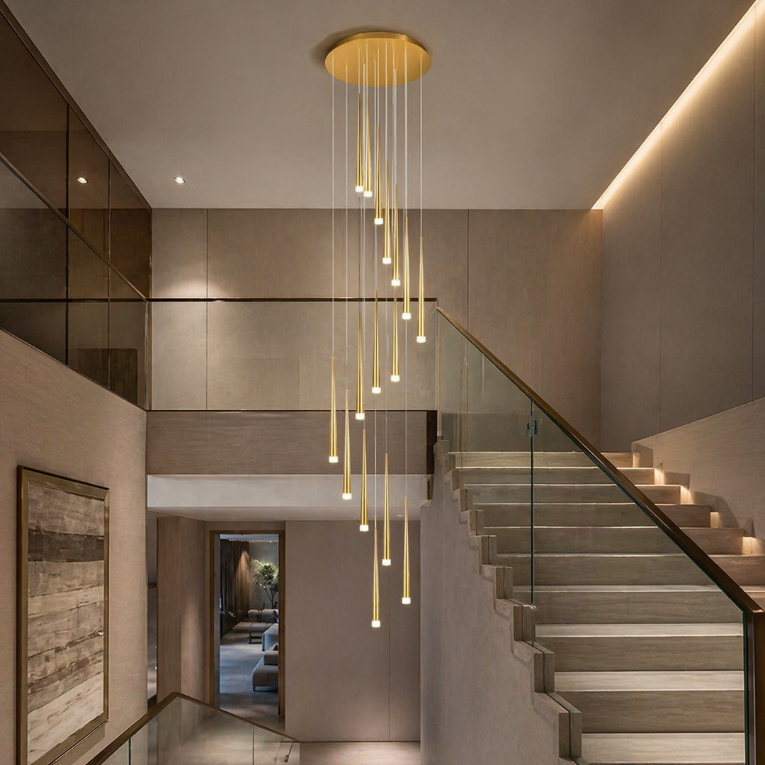 Modern Nordic Ceiling Light Adjustable Flush Mount Iron Acrylic Dimmable LED 6-68 Heads