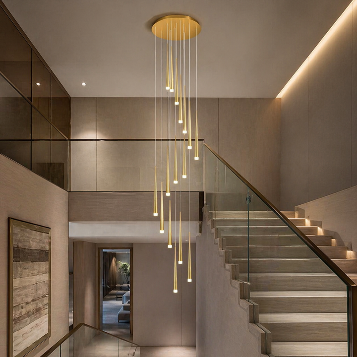 Modern Nordic Ceiling Light Adjustable Flush Mount Iron Acrylic Dimmable LED 6-68 Heads