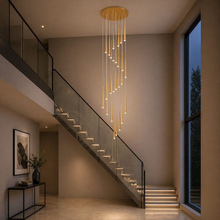 Modern Nordic Ceiling Light Adjustable Flush Mount Iron Acrylic Dimmable LED 6-68 Heads