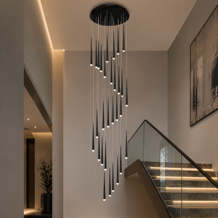 Modern Nordic Ceiling Light Adjustable Flush Mount Iron Acrylic Dimmable LED 6-68 Heads