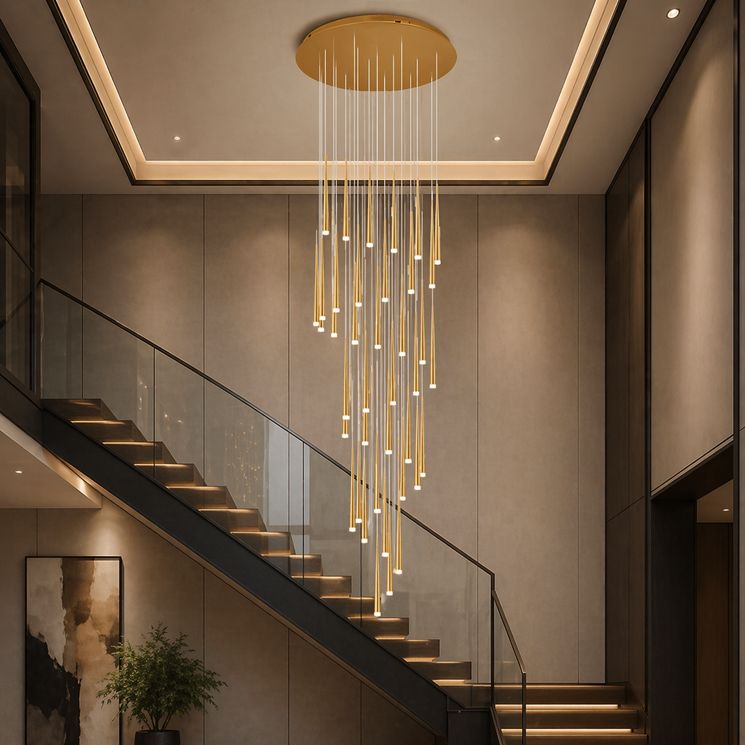 Modern Nordic Ceiling Light Adjustable Flush Mount Iron Acrylic Dimmable LED 6-68 Heads