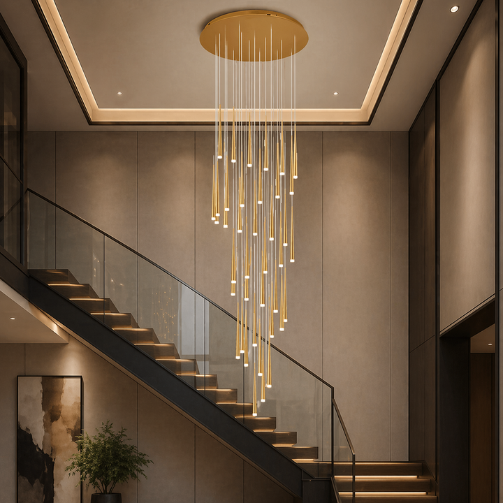 Modern Nordic Ceiling Light Adjustable Flush Mount Iron Acrylic Dimmable LED 6-68 Heads