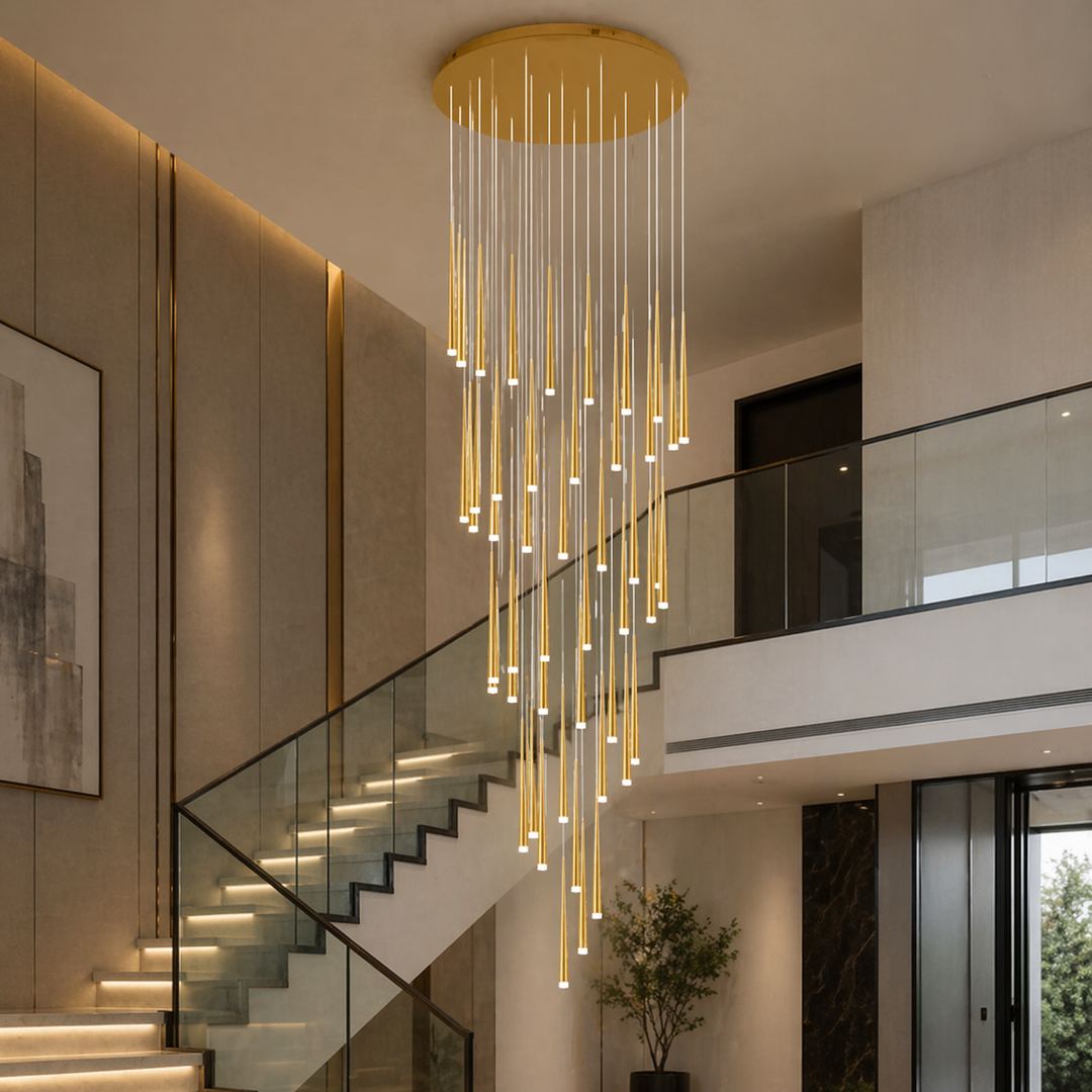 Modern Nordic Ceiling Light Adjustable Flush Mount Iron Acrylic Dimmable LED 6-68 Heads