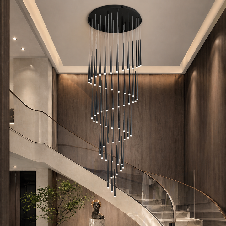 Modern Nordic Ceiling Light Adjustable Flush Mount Iron Acrylic Dimmable LED 6-68 Heads