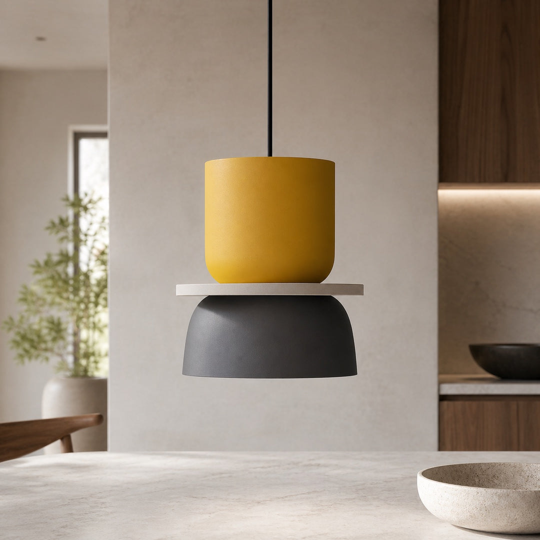 Nordic Pendant Lighting Adjustable Dome Design Zinc Alloy Metal LED Compatible Fixture