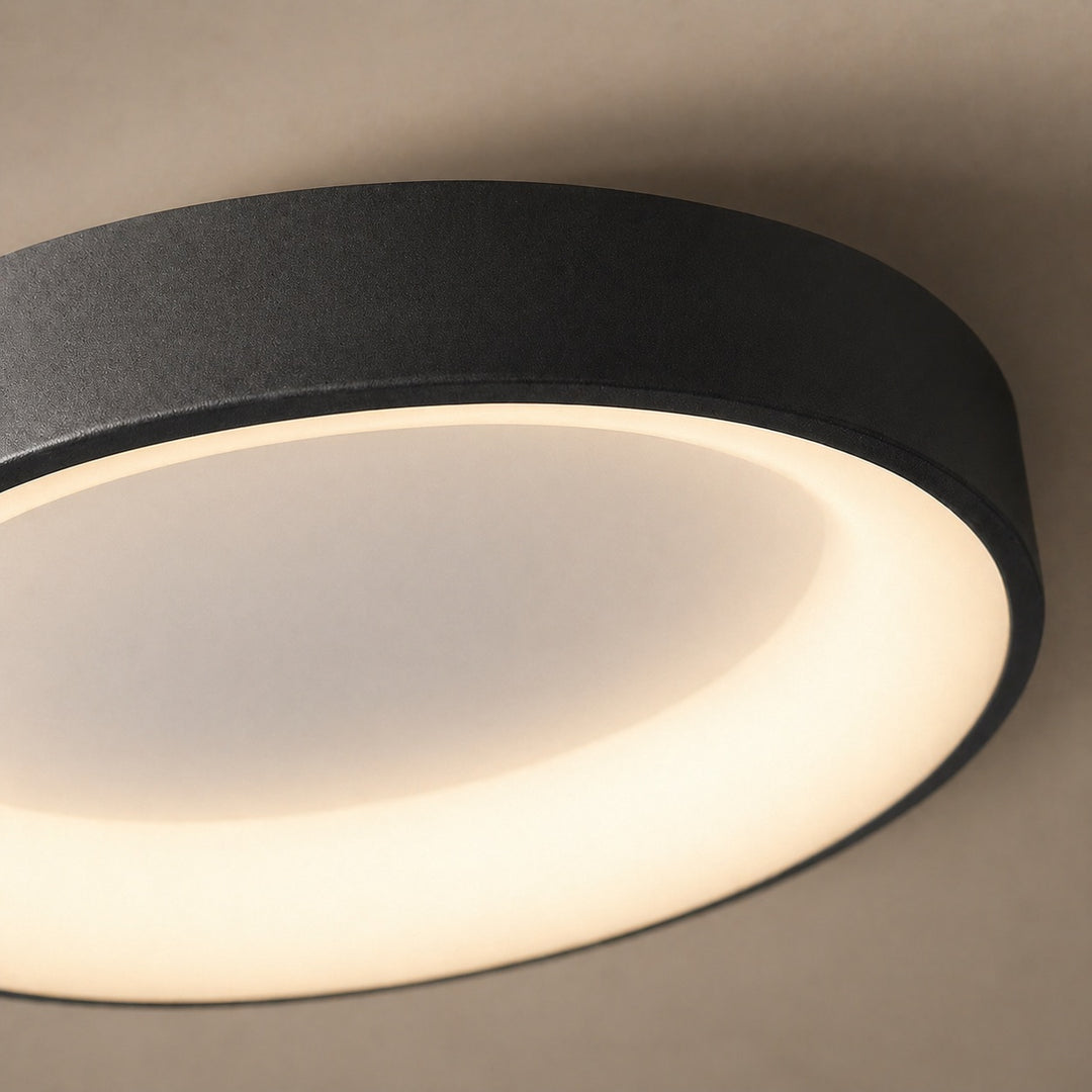 Modern Flush Mount Ceiling Light Round LED Fixture for Indoor Living Room Bedroom