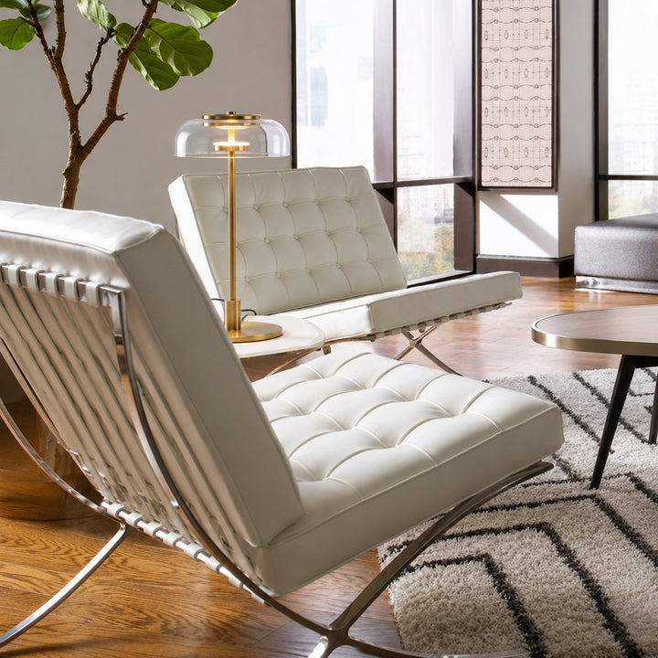 Modern Table Lamp with Adjustable Shade and Warm Brass Base for LED Lighting