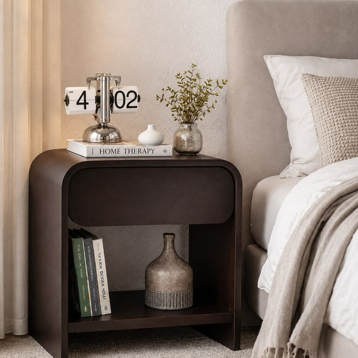 Modern Flip Clock with Stainless Steel and ABS Construction for Home Office Decor