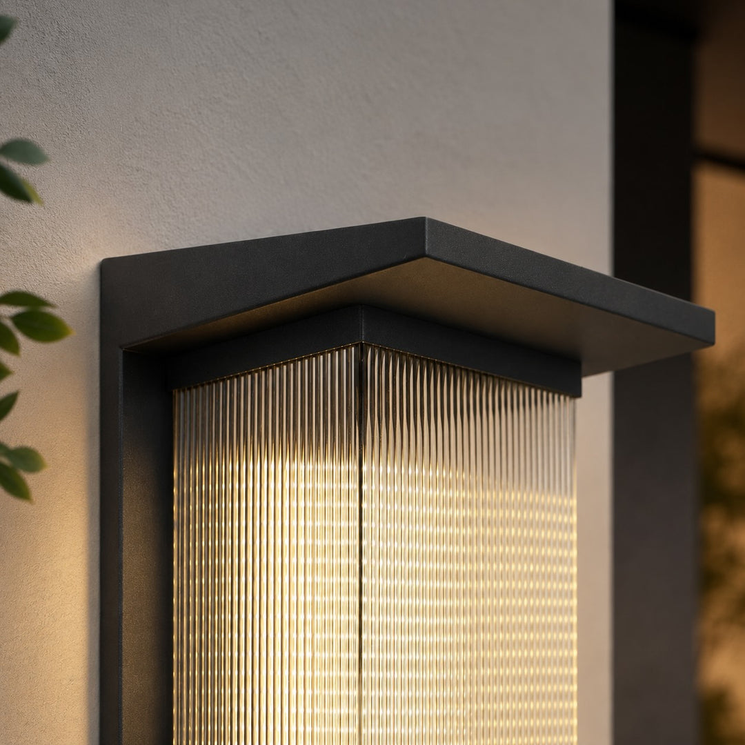 Modern Outdoor Wall Light Wall Mounted Stainless Steel IP65 Waterproof Integrated LED