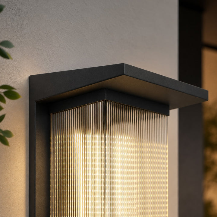 Modern Outdoor Wall Light Wall Mounted Stainless Steel IP65 Waterproof Integrated LED