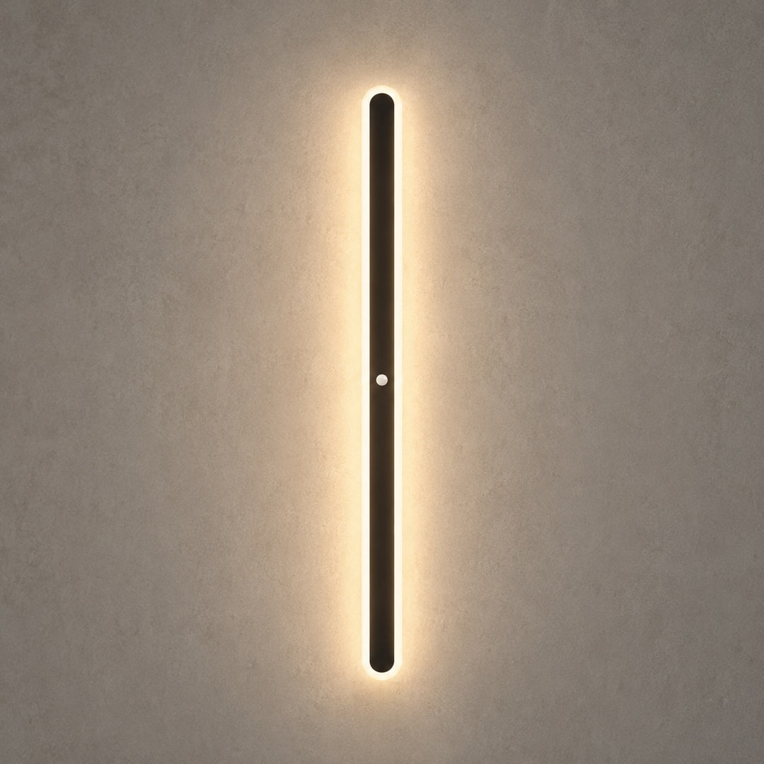 Modern Minimalist Outdoor Wall Lamp Wall Mounted Metal IP65 Weatherproof Dimmable LED Lighting
