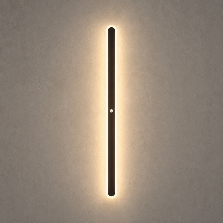 Modern Minimalist Outdoor Wall Lamp Wall Mounted Metal IP65 Weatherproof Dimmable LED Lighting
