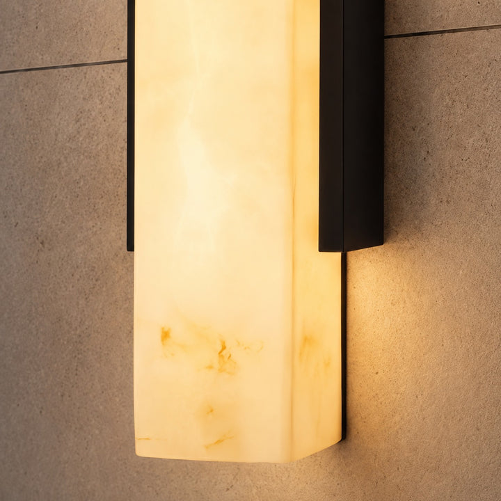 Modern Outdoor Wall Light Wall Mounted Stainless Steel LED Waterproof Imitated Marble