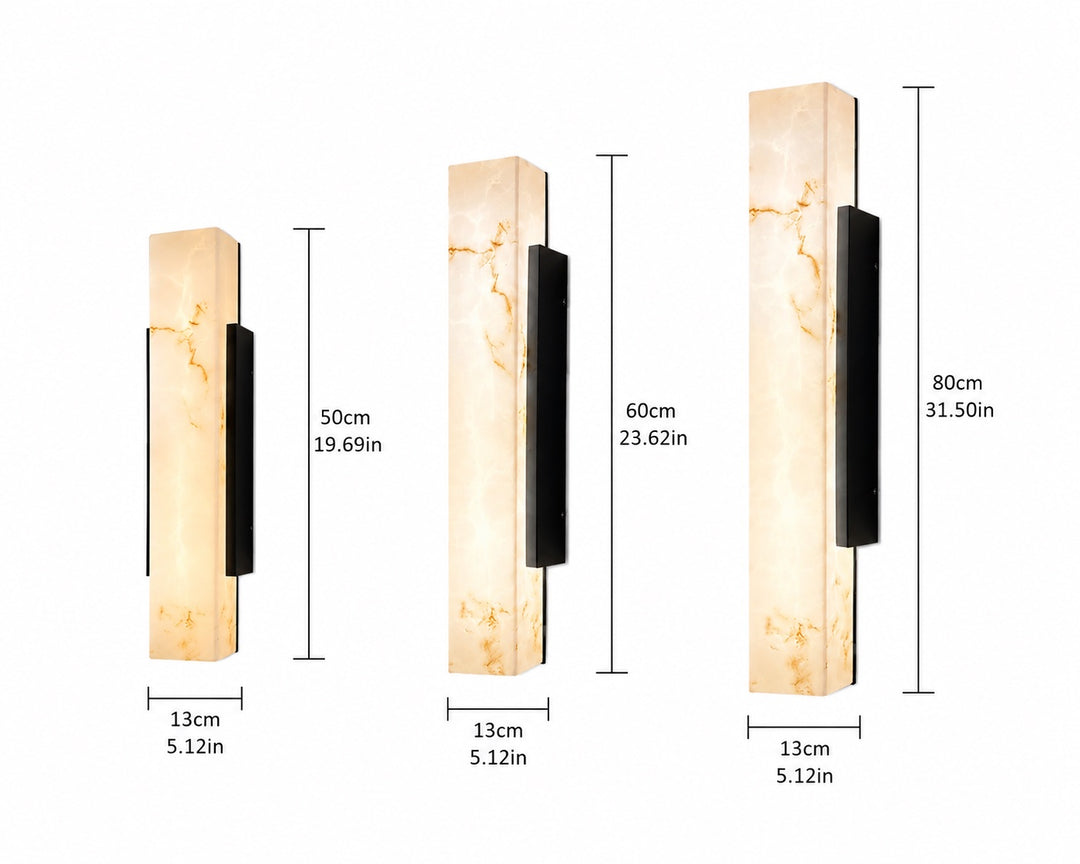 Modern Outdoor Wall Light Wall Mounted Stainless Steel LED Waterproof Imitated Marble